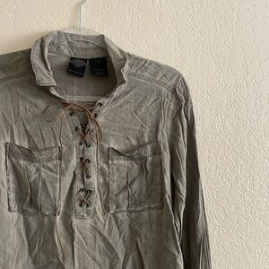 Harley-Davidson Collared Top